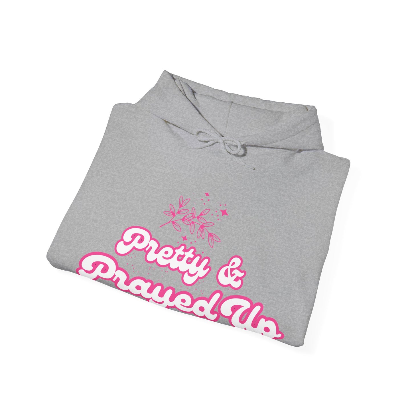 Pretty & Prayed Up Hoodie — "God’s Plan Over Mine" Inspirational Pullover